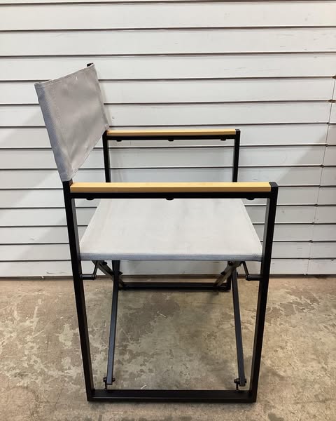 Henning Folding Patio Chair Gray - Threshold