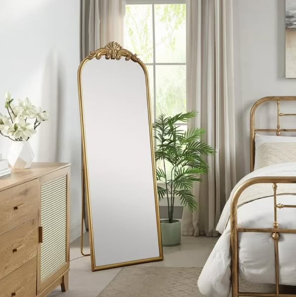 Azalea Park Filigree Easel Full Length Mirror