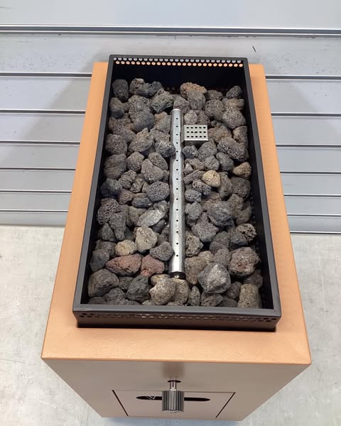 Room Essentials 1lb Propane/Liquid Petroleum Gas Rectangular Fire Pit