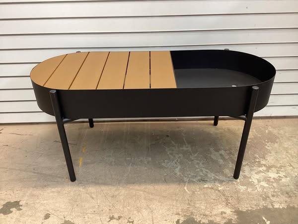 Planter Metal Stand Black 3.5'x1.52'x1.54' - Room Essentials