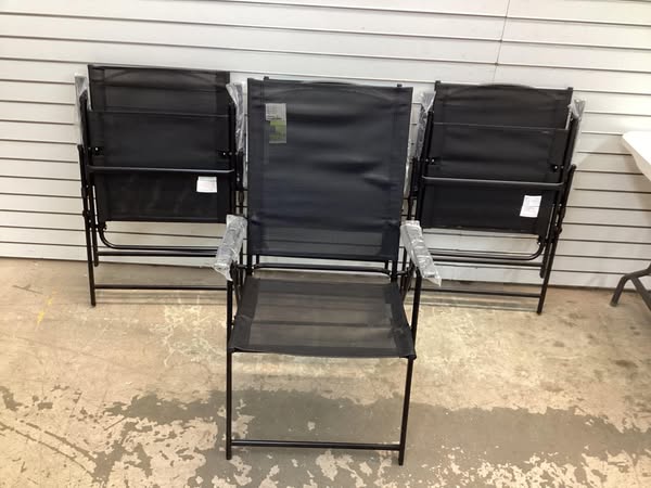 Sling Patio Dining Folding Chair 4 Pack - Room Essentials