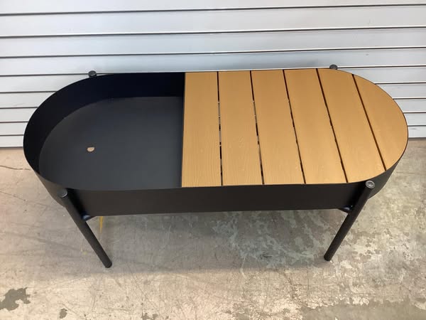 Planter Metal Stand Black 3.5'x1.52'x1.54' - Room Essentials