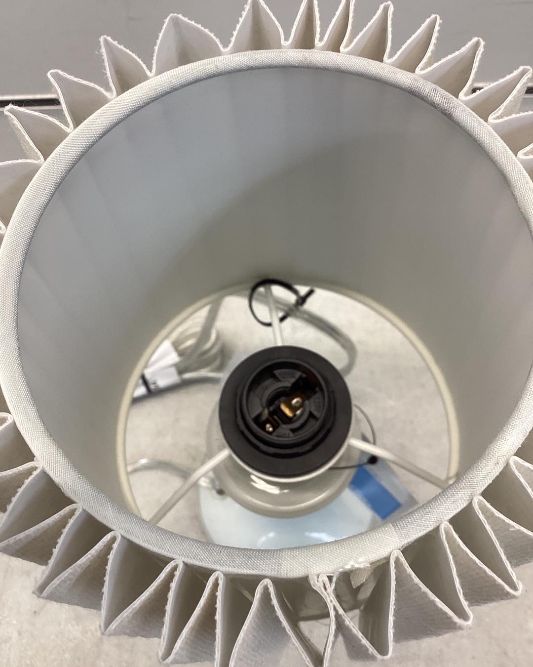 Mini Stick Table Lamp with Pleated Shade - Room Essentials