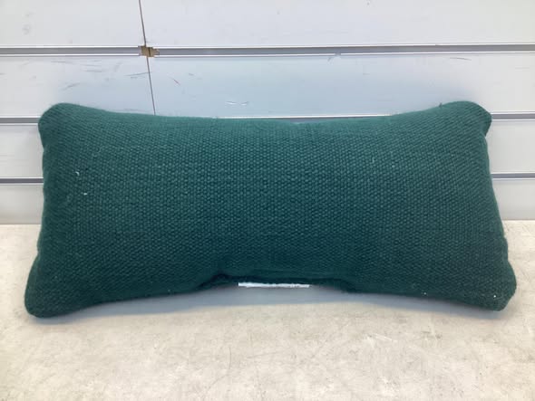 10"x20" Variegated Solid Outdoor Lumbar Pillow Teal Blue - Threshold