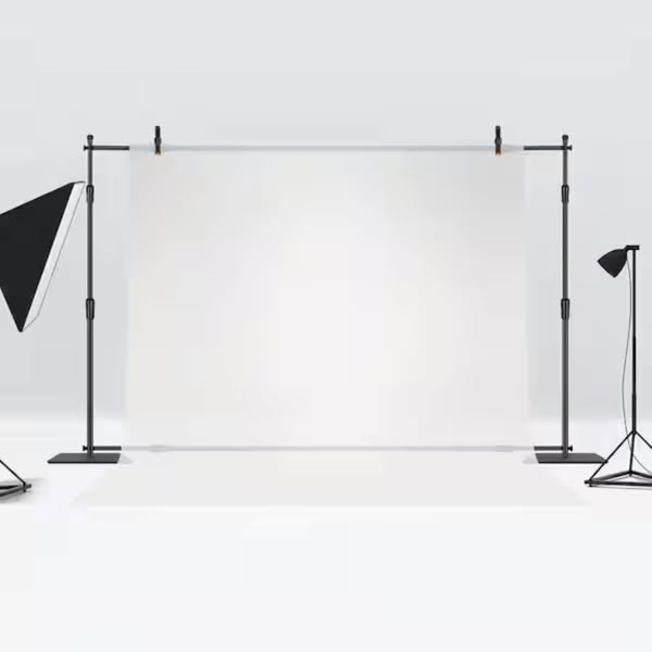 VEVOR Backdrop Banner Stand 120 in. H x 120 in. D Adjustable Display Backdrop Banner Stand Protable for Photography, Party