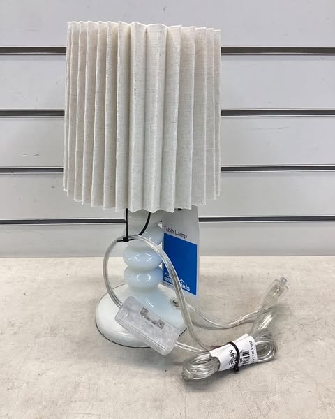 Mini Stick Table Lamp with Pleated Shade - Room Essentials