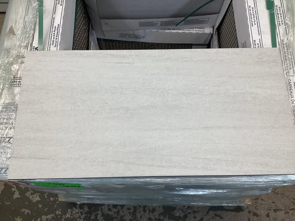 Daltile Nova Falls Gray 12 in. x 24 in. Porcelain Stone Look Floor and Wall Tile (15.6 sq. ft. / Case)