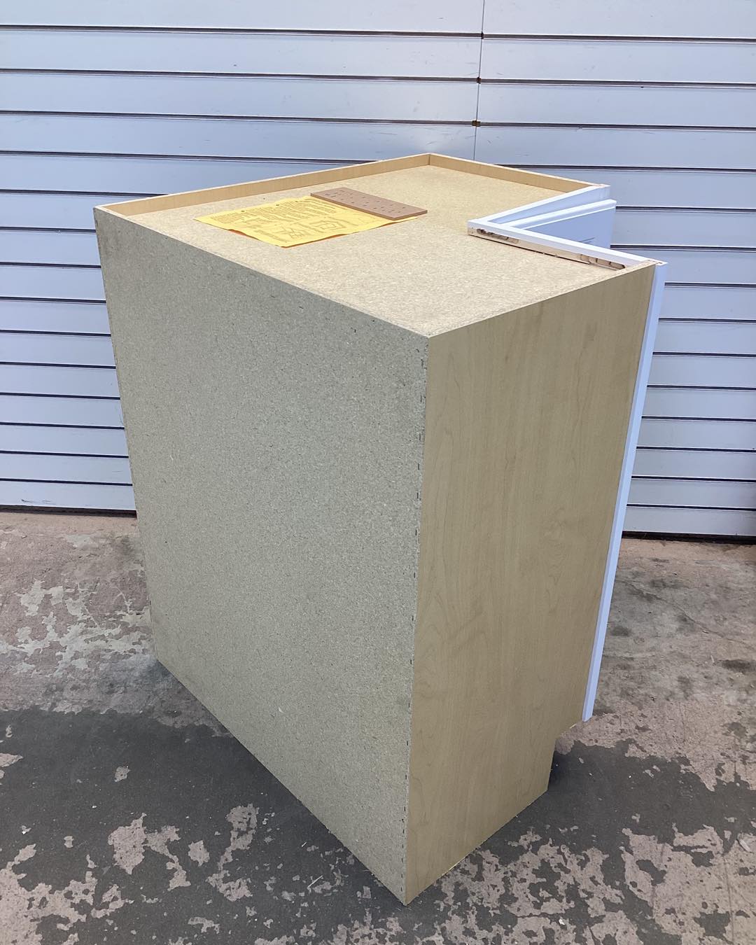 Hampton Bay Hampton 28.5 in. W x 16.5 in. D x 34.5 in. H Assembled Lazy Susan Corner Base Cabinet in Satin White