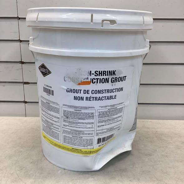 SAKRETE Grout: Non-Shrink Construction, 50 lb Container Size, Pail, 3 day Full Cure Time, Grout