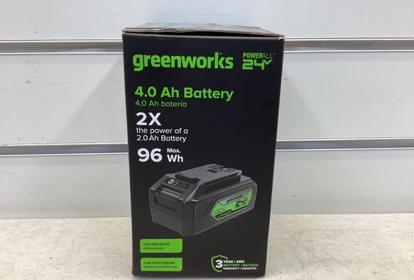 GREENWORKS 24V 4.0Ah Battery