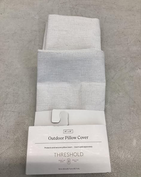 18"x18" Outdoor Square Decorative Pillow Cover - Threshold