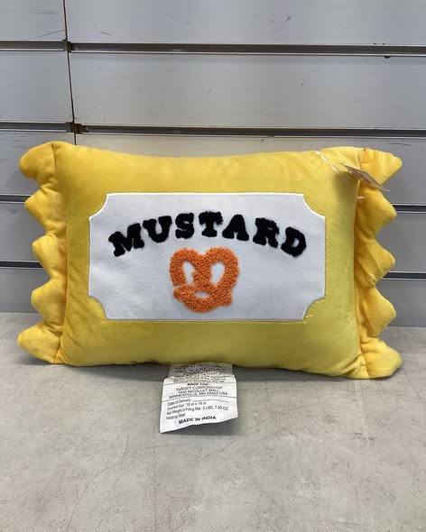 Novelty Pillow Mustard Packet