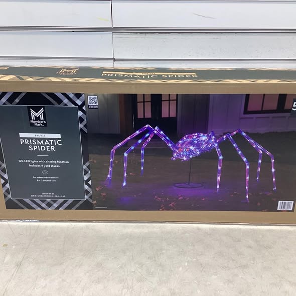 Member's Mark Pre-Lit Prismatic Spider