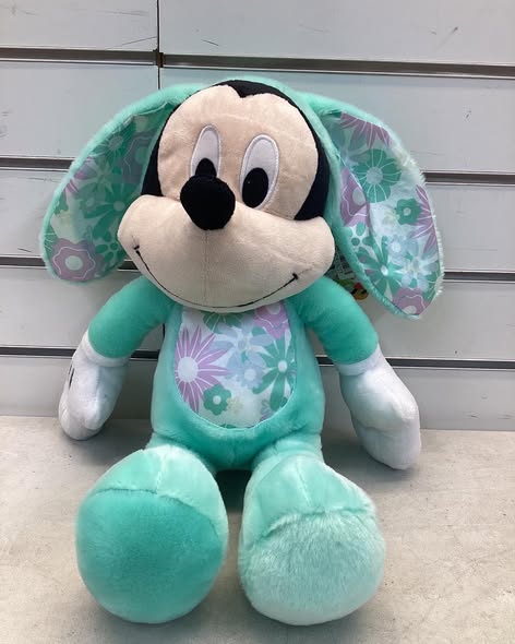 Disney Easter Large Plush Mickey Mouse 17"