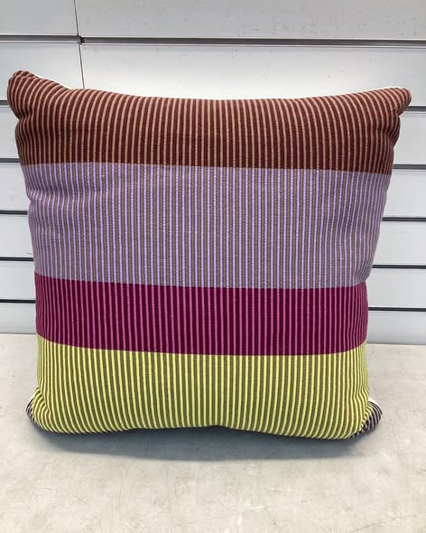 20"x20" Variegated Solid Tassel Square Outdoor Throw Pillow - Threshold