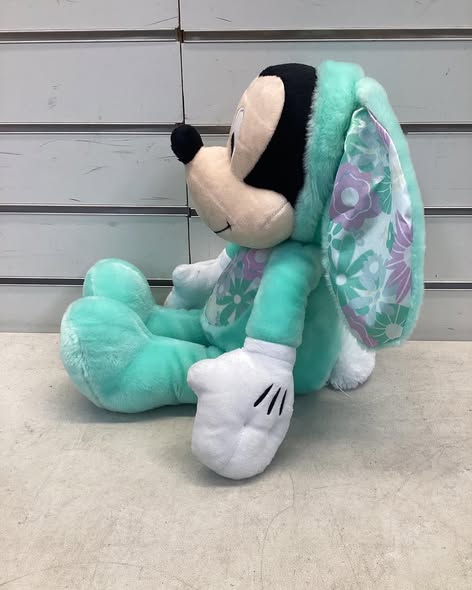 Disney Easter Large Plush Mickey Mouse 17"