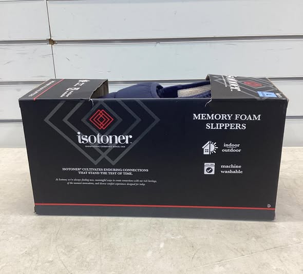 Isotoner Men's Classic Comfort Slipper Size Large