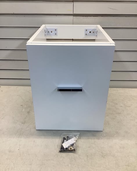 14-in. W x 18-In. H Modern Plywood-Veneer Modular Drawer in White