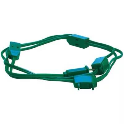 Woods 2189 15-ft 18 / 2 2 Prong Green Indoor SPT-2 Light Duty General Extension Cord