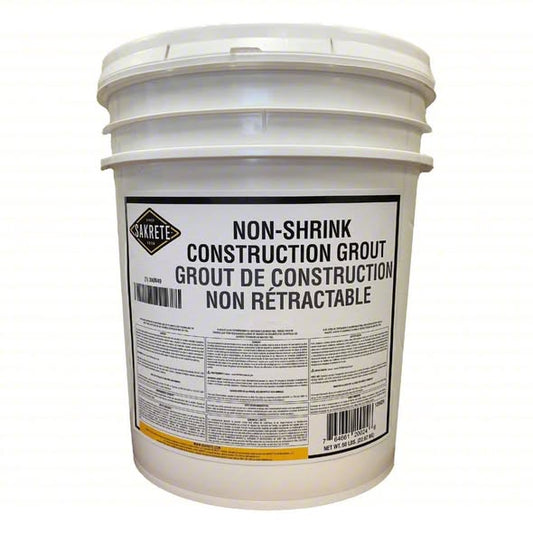 SAKRETE Grout: Non-Shrink Construction, 50 lb Container Size, Pail, 3 day Full Cure Time, Grout