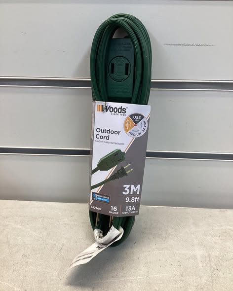 Woods Outdoor Cord 3M 9.8ft