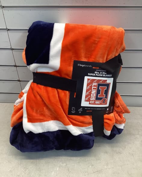 Illinois Illini 60"x70" Super Plush Blanket