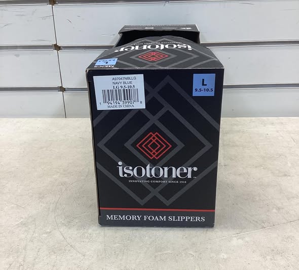 Isotoner Men's Classic Comfort Slipper Size Large