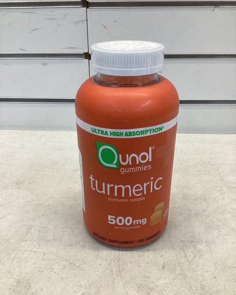 Qunol Turmeric Curcumin Complex Ultra High Absorption Gummies, 200 ct.