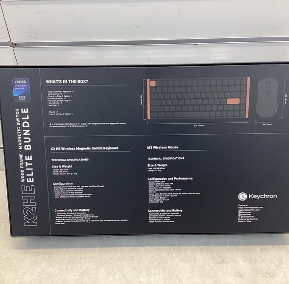 Keychron K2HE Elite Bundle Mouse and Keyboard Bundle