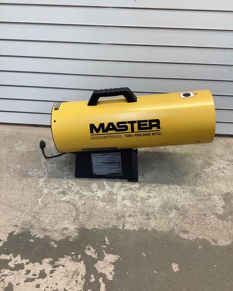 MASTER Portable Gas Torpedo Heater: 150,000 BtuH