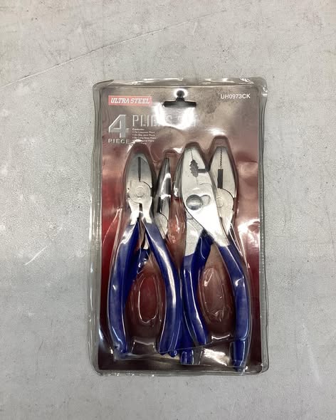 4pc Plier Set Ultra Steel