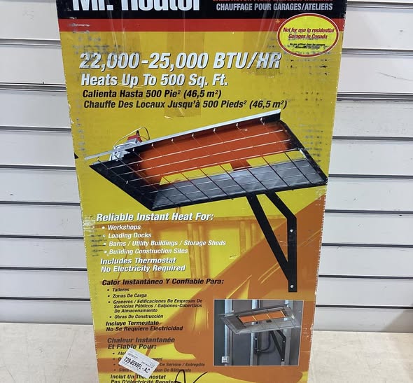 Mr. Heater 25,000 BTU High Intensity Radiant Natural Gas Workshop Heater