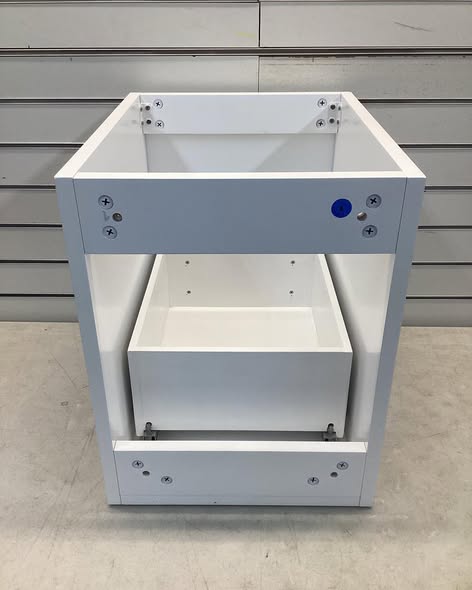 14-in. W x 18-In. H Modern Plywood-Veneer Modular Drawer in White