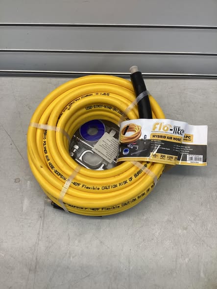 Flo-lie Hybrid 12 pc Air Hose Kit 50ft x 3/8”