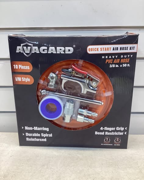 Avagard 3/8" x 50' PVC Air Hose Kit