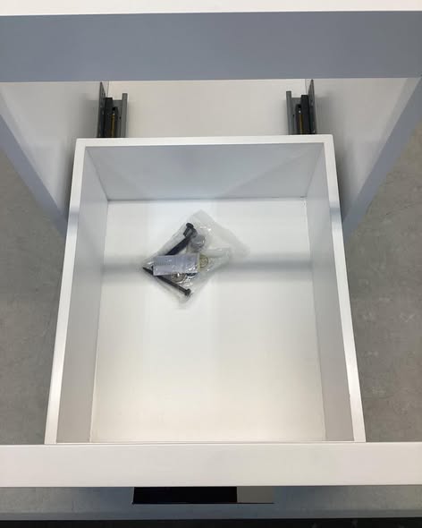 14-in. W x 18-In. H Modern Plywood-Veneer Modular Drawer in White