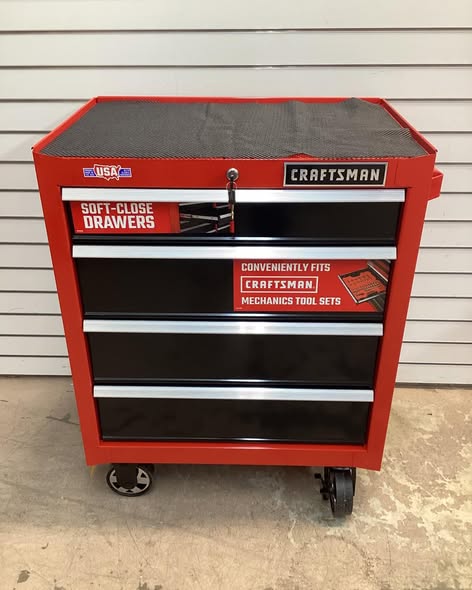 Craftsman 2000 Series 26 Inch 4-Drawer Rolling Tool Cabinet