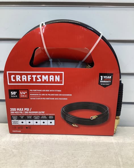 Craftsman 1/4 in. x 50 ft. Polyurethane Air Hose