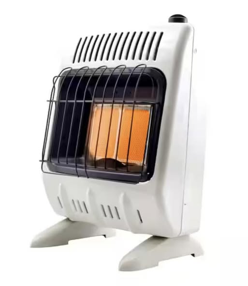 Mr. Heater 10,000 BTU Vent Free Radiant Natural Gas or Propane Dual Fuel Indoor Space Heater