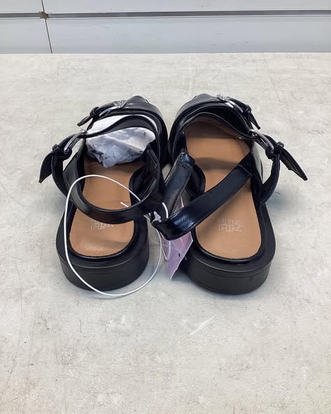 Women's Peyton Double Buckle Slingback Flats with Memory Foam Insole - Wild Fable Size 7