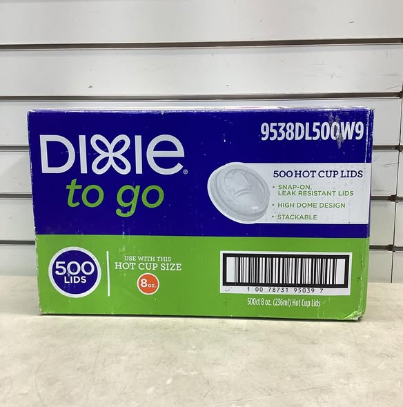 Dixie To Go Hot Cup Lids 8 oz., 500 ct.