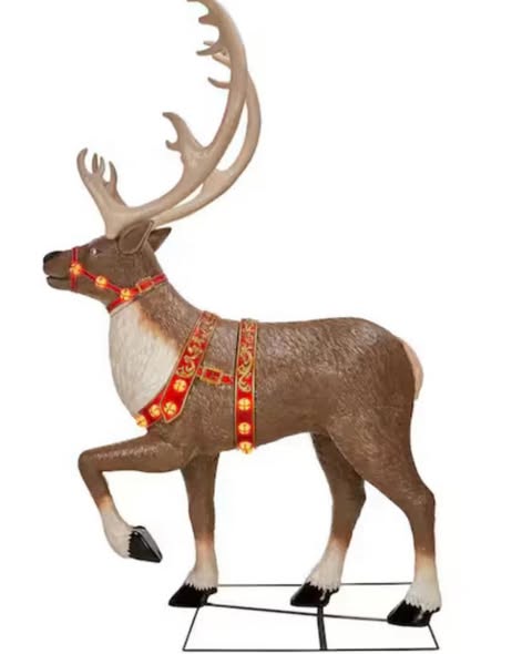 Home Accent Holiday 8.5 ft. Giant-Sized LED Towering Reindeer