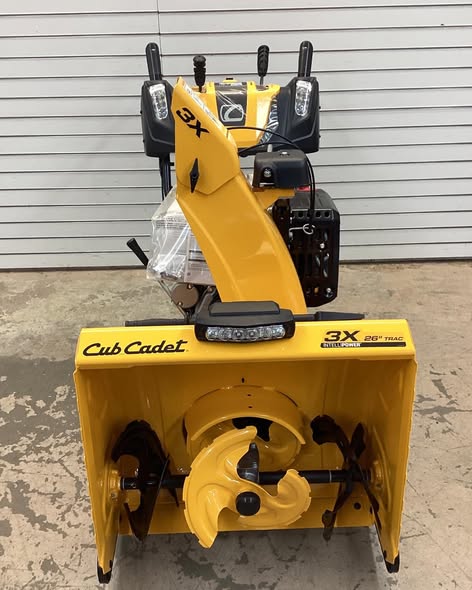Cub Cadet 3X 26 in. 357cc Track Drive Three-Stage Electric Start Gas Snow Blower with Steel Chute Power Steering Heated Grips and IntelliPower