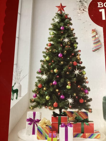 Wondershop Pre-Lit Alberta Spruce Artificial Christmas Tree