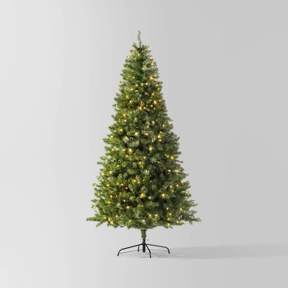 Pre-Lit LED 7.5 ft. Alberta Spruce Artificial Christmas Tree