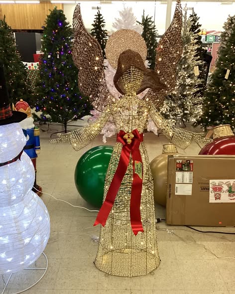 Home Accent Holiday 6 Ft Polar Wishes LED Angel Holiday Yard Decoration