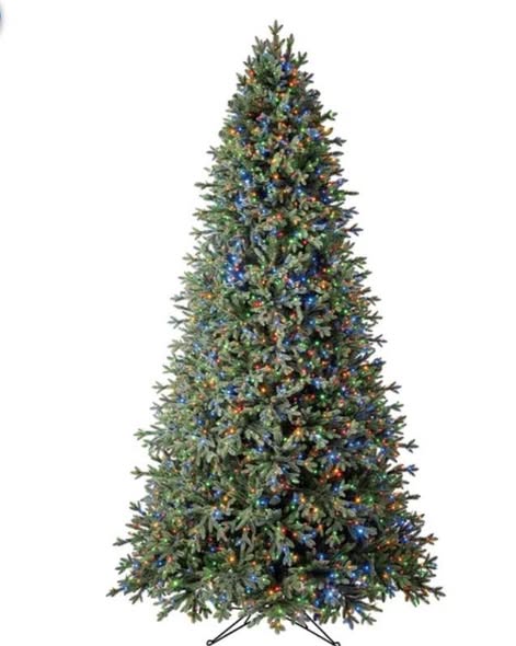 9ft Pre-Lit Aspen EZ Connect Artificial Christmas Tree, 2,700 Color-Changing Radiant Micro LED Lights