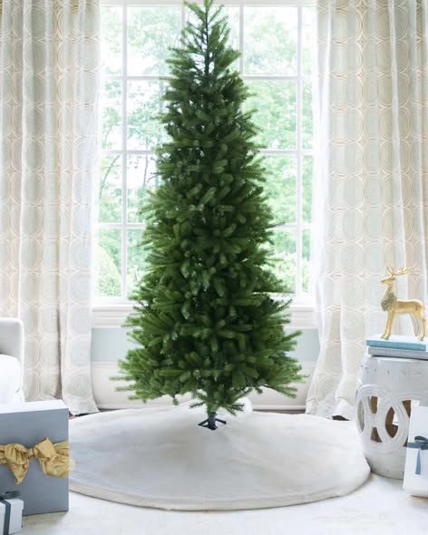 9' King Fraser Fir Slim Artificial Christmas Tree Unlit