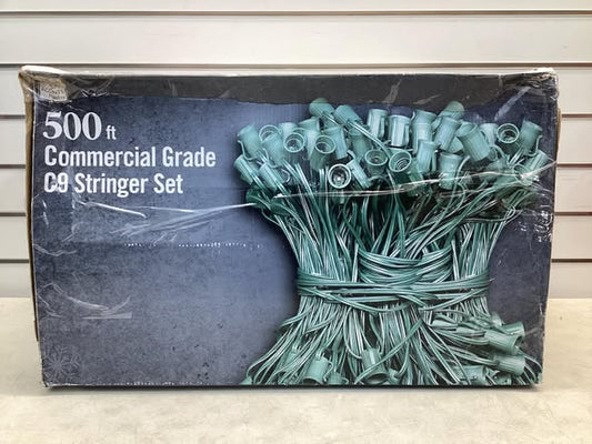 Home Accents Holiday 500 ft. Commercial Grade C9 Stringer Set