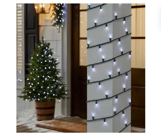 Home Accents Holiday 100 Cool White Mini LED String Lights